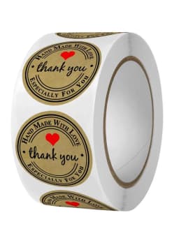 500PCS Handmade Scrapbooks Seals Gift Stickers and Stationery Thank-You Labels from Spain Gracias