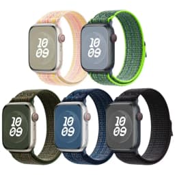 Sports Nylon Strap For Apple Watch Ultra 2 1 49mm Series 9 41mm 45mm Band Loop For iWatch 8 7 6 5 4 3 se 40mm 44mm 42mm Bracelet
