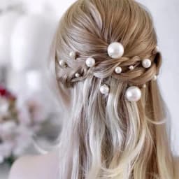 Fashion Metal U Shape Pearl Hairpin Clips Wedding Bridal Updo Ornaments Ancient Costume Modeling Hair Jewelry Accessories Gifts