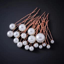 Fashion Metal U Shape Pearl Hairpin Clips Wedding Bridal Updo Ornaments Ancient Costume Modeling Hair Jewelry Accessories Gifts