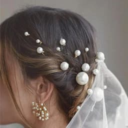 Fashion Metal U Shape Pearl Hairpin Clips Wedding Bridal Updo Ornaments Ancient Costume Modeling Hair Jewelry Accessories Gifts
