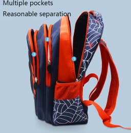 3D three-dimensional Cartoon Spider Children's Shoulder Bag Teen Boy Girl Schoolbag Pencil Case 2Pcs Set Kid Backpack Waterproof
