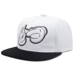 New Two Handed Cigarettes Embroidery Snapback Cap Hot Sale Unisex Fashion Adjustable Baseball Cap Women Flat Brimmed Hat