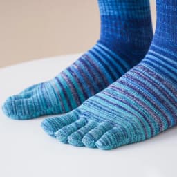 Man Toe Socks Long Plus Large Size Cotton Colorful Striped Compression Sport Fitness Happy Funny 5 Finger Calf Socks EU42-46