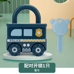 Number Matching Lock Toys Baby Learning Lock with Key Car Games Montessori Educational Toy Sensory Toys For Kids 1 2 3 Years