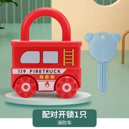 Number Matching Lock Toys Baby Learning Lock with Key Car Games Montessori Educational Toy Sensory Toys For Kids 1 2 3 Years