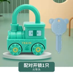 Number Matching Lock Toys Baby Learning Lock with Key Car Games Montessori Educational Toy Sensory Toys For Kids 1 2 3 Years