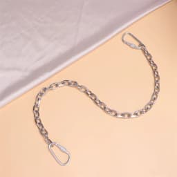 Punk Waist Belt Silver Trousers Chain for Men Jeans Belt Chain for Pants Cool Metal Rock Chain Hiphop Summer Jewelry Man