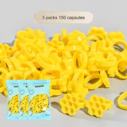 50 pcs/SET Eyelash Extension Glue Cup All-in-one Glue Drip Cup Eyelash Extension Ring Cup Eyelash Extension Tool