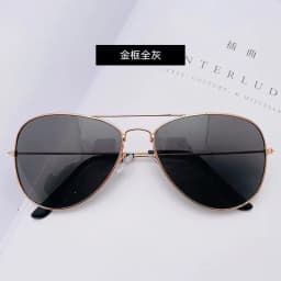 2024 Pilot Aviation Sunglasses MenShades Retro Classic Silver Sun Glasses Female Male Brand metal frame sunglasses sunshade
