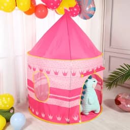 Night Sky Design Children's Play House Tent, Cute Castle for Little Boys and Girls