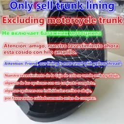 Motorcycle Trunk Liner SH26 SH29 SH33 SH34 SH36 SH39 SH40 SH44 SH45 SH47 SH48 SH59X Up and Below Motorcycle Trunk Lining