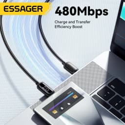 Essager USB Type C To USB C Cable 100W 5A PD Fast Charging Wire Cord For Macbook Xiaomi Samsung Type-C Digital Display Cable 3Ｍ