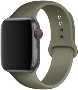 Silicone Strap For Apple Watch Bands 45mm 44mm 40mm 41mm 49mm 42mm 46mm Sport bracelet iwatch series se 6 7 8 9 10 11 Ultra 3 2