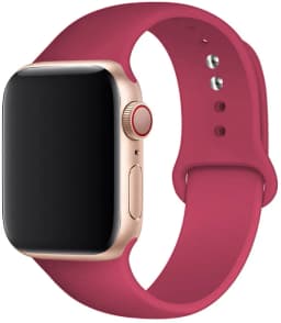 Silicone Strap For Apple Watch Bands 45mm 44mm 40mm 41mm 49mm 42mm 46mm Sport bracelet iwatch series se 6 7 8 9 10 11 Ultra 3 2