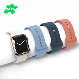 Silicone Strap For Apple Watch Bands 45mm 44mm 40mm 41mm 49mm 42mm 46mm Sport bracelet iwatch series se 6 7 8 9 10 11 Ultra 3 2