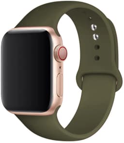 Silicone Strap For Apple Watch Bands 45mm 44mm 40mm 41mm 49mm 42mm 46mm Sport bracelet iwatch series se 6 7 8 9 10 11 Ultra 3 2