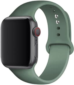 Silicone Strap For Apple Watch Bands 45mm 44mm 40mm 41mm 49mm 42mm 46mm Sport bracelet iwatch series se 6 7 8 9 10 11 Ultra 3 2
