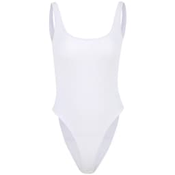 White Strappy Bodysuit Sexy Backless Ribbed Bodysuit Romper string femme sexy Sleeveless Tank Top gloved bodysuit Body Female