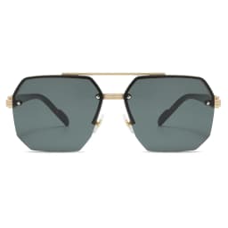 New Fashion Sunglasses Cool Men Vintage Brand Design Metal Square Sun Glasses Women Shades UV400 Oculos De Sol