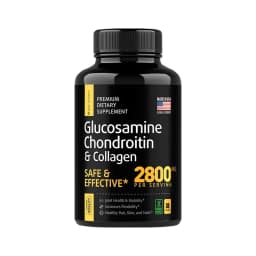 Glucosamine Chondroitin MSM - Joint Support Supplement for Men and Women, Triple Strength Vitamin - Relieve Joint Discomfort