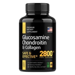 Glucosamine Chondroitin MSM - Joint Support Supplement for Men and Women, Triple Strength Vitamin - Relieve Joint Discomfort