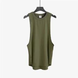 Plain Vests Mens Bodybuilding Muscle Tank Tops Gym Fitness Sport Sleeveless Loose T-Shirt Cotton Breathable Cool Summer Clothing