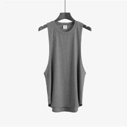 Plain Vests Mens Bodybuilding Muscle Tank Tops Gym Fitness Sport Sleeveless Loose T-Shirt Cotton Breathable Cool Summer Clothing
