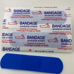 100pcs Blue Metal Detectable Band Aid Waterproof Food Service Adhesive Bandages First Aid Sticking Plaster Wound Dressing Patch