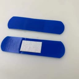 100pcs Blue Metal Detectable Band Aid Waterproof Food Service Adhesive Bandages First Aid Sticking Plaster Wound Dressing Patch