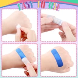 100pcs Blue Metal Detectable Band Aid Waterproof Food Service Adhesive Bandages First Aid Sticking Plaster Wound Dressing Patch