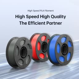 ANYCUBIC 5KG High-Speed PLA Multicolor Filament 1.75mm 1kg/Roll Plastic Rubber Consumables Material For FDM 3D Printer Kobra