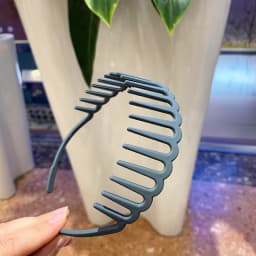 Wave Headband Hairbands Brown Resin Wave Toothed Headband Thin Non-slip Women Makkeup Hair Comb Zigzag Band Notched Headband