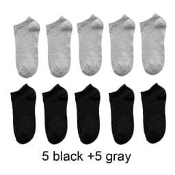 10 Pairs Women Socks Breathable Sports socks Solid Color Boat socks Comfortable Cotton Ankle Socks