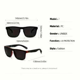 Polarized UV Protection Sunglasses Anti Glare Sun Shades For Summer Party Vacation Travel Driving Fishing