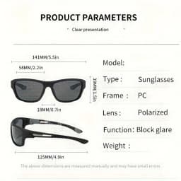 Polarized UV Protection Sunglasses Anti Glare Sun Shades For Summer Party Vacation Travel Driving Fishing