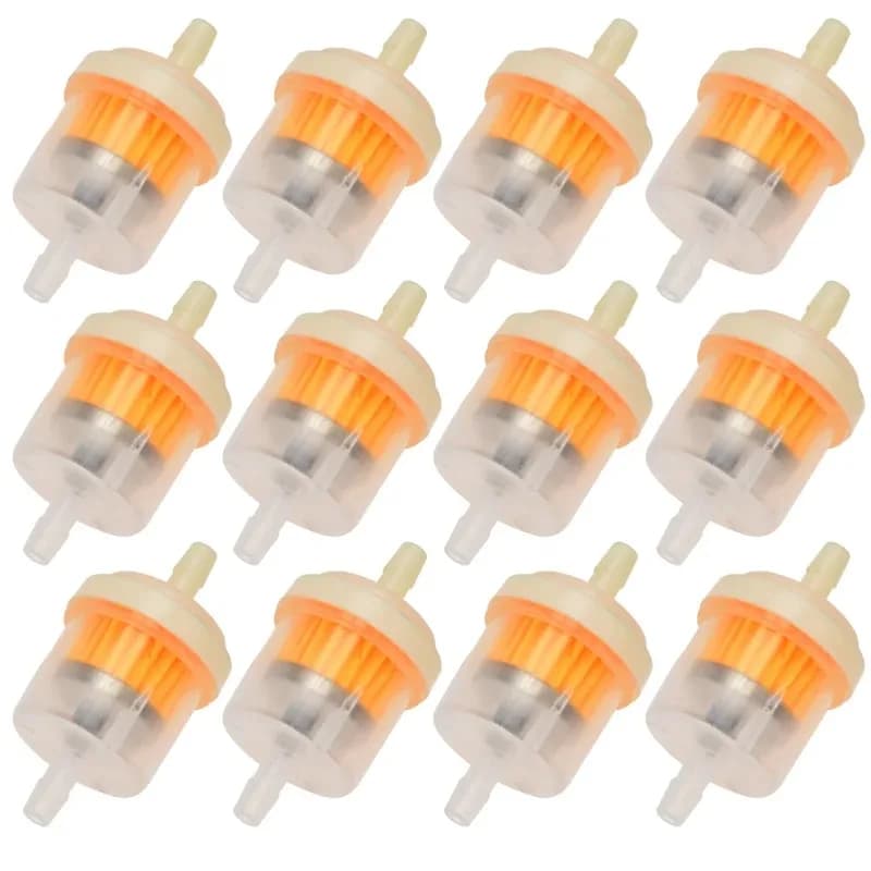 Car Gasoline Oil Filter Pipes Universal Inline Gas Fuel Filter for Small Engine Lawn Mower Motorcycle Accessories 7MM