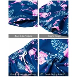 Stylish Lapel Button-Down Shirt Shorts Set Summer Men's Short-Sleeved Shirt Drawstring Shorts 2-Piece 3D Leaf Print Travel Suit