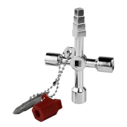New 5 In 1 Cross Square Triangle Train Electrical Cabinet Elevator Key