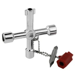 New 5 In 1 Cross Square Triangle Train Electrical Cabinet Elevator Key