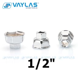 Oil Filter Wrench Cap Housing Removal Tool 6 Flutes 27MM 32MM 36MM 1/2" DRIVE
