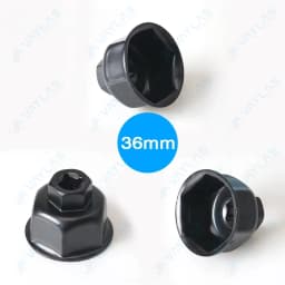 Oil Filter Wrench Cap Housing Removal Tool 6 Flutes 27MM 32MM 36MM 1/2" DRIVE