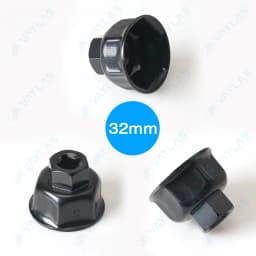 Oil Filter Wrench Cap Housing Removal Tool 6 Flutes 27MM 32MM 36MM 1/2" DRIVE