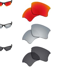 SmartVLT Polarized Replacement Lenses for Oakley Flak Jacket XLJ 63mm Sunglasses Frame - Multiple Options