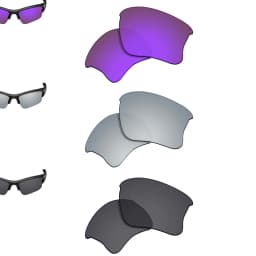 SmartVLT Polarized Replacement Lenses for Oakley Flak Jacket XLJ 63mm Sunglasses Frame - Multiple Options