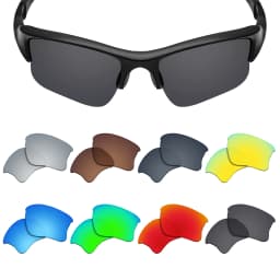 SmartVLT Polarized Replacement Lenses for Oakley Flak Jacket XLJ 63mm Sunglasses Frame - Multiple Options