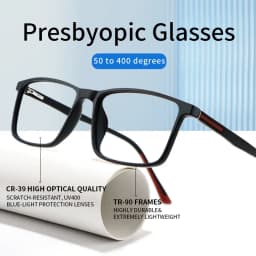 Blue Light Blocking Computer Readers Stylish Durable TR90 Thin Frame Fit Medium To Big Face for Men Women