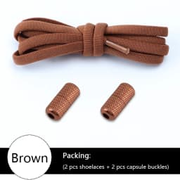 No tie Shoelace Elastic laces Sneakers Tennis Stretchy Lazy Round Shoelaces without ties Kids Adult Shoes Accessories 1Pair