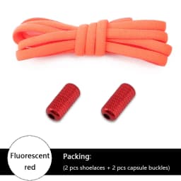 No tie Shoelace Elastic laces Sneakers Tennis Stretchy Lazy Round Shoelaces without ties Kids Adult Shoes Accessories 1Pair
