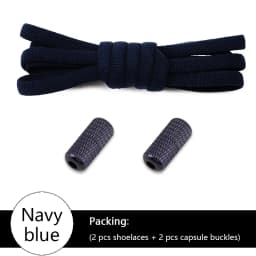 No tie Shoelace Elastic laces Sneakers Tennis Stretchy Lazy Round Shoelaces without ties Kids Adult Shoes Accessories 1Pair